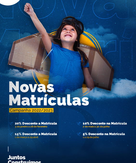 INSCRIÇÕES ABERTAS 2022/23