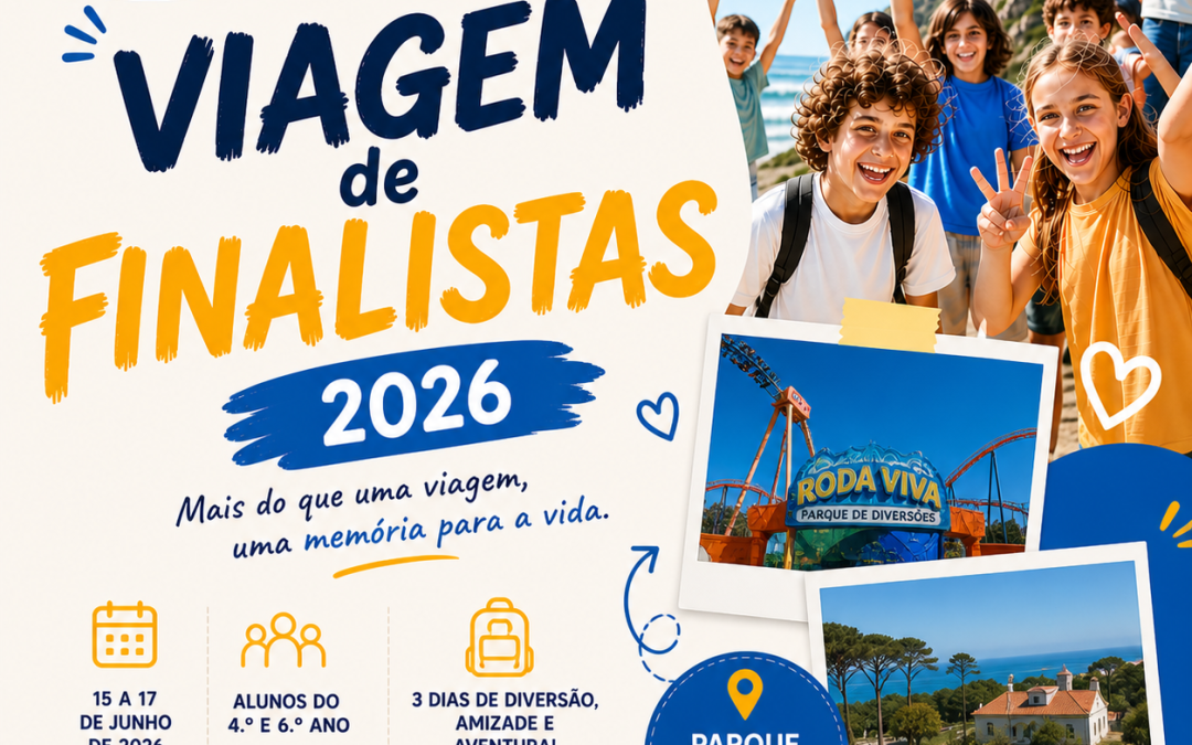 Está a chegar a Viagem de Finalistas do 1.º e 2.º CEB!