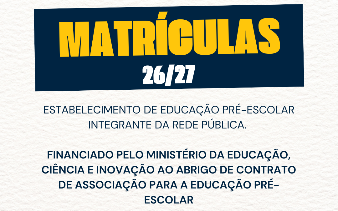 O RCP Com Contrato de Associação Para o Pré-Escolar